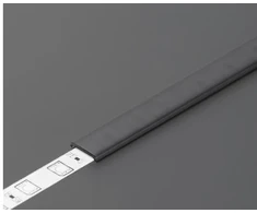 LED juostos profilio dangtelis C2 CLICK, juodas, 3m