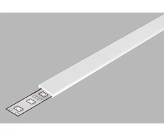 LED juostos profilio dangtelis C2 CLICK, baltas, 1m