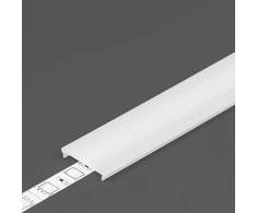 LED juostos profilio dangtelis C6 CLICK, baltas, 3m