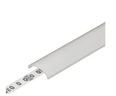 LED juostos profilio dangtelis D1 CLICK, baltas, 2m