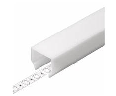 LED juostos profilio dangtelis E7 CLICK, baltas, 4m