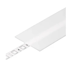 LED juostos profilio dangtelis H, baltas, 1m