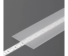 LED juostos profilio dangtelis H SLIDE, matinis, 2m
