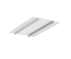LED juostos profilio dangtelis WALLE12, neanoduotas aliuminis, 2m