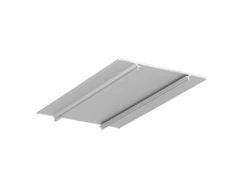 LED juostos profilio dangtelis WALLE12, anoduotas aliuminis, 2m