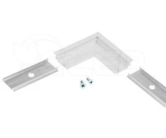 LED juostos profilio GROOVE10 kampinis sujungimas L, baltas