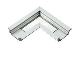 LED juostos profilio GROOVE10 kampinis sujungimas L, anoduotas