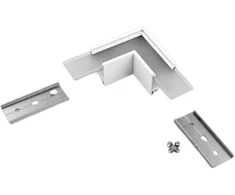LED juostos profilio LINEA20 kampinė 90° jungtis, balta
