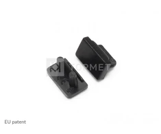 LED juostos profilio SLIM8 užbaigimo elementas, juodas