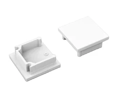 LED juostos profilio SMART16 BC3 užbaigimo elementai, balti