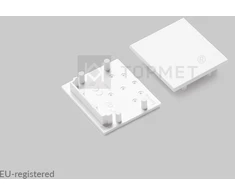 LED juostos profilio VARIO30-02 užbaigimo elementas, baltas.