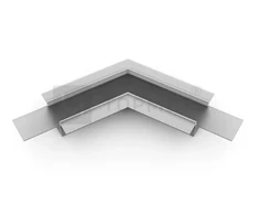 LED juostos profilio VARIO30-05 120 laipsnių kampinis sujungimas, anoduotas aliuminis
