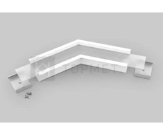 LED juostos profilio VARIO30-07 135 laipsnių kampinis sujungimas, baltas