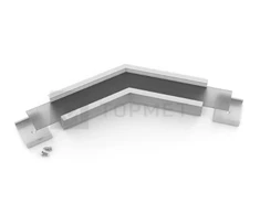 LED juostos profilio VARIO30-07 135 laipsnių kampinis sujungimas, anoduotas aliuminis