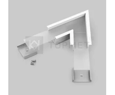 LED juostos profilio VARIO30-07 60 laipsnių kampinis sujungimas, baltas