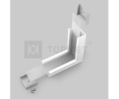 LED juostos profilio VARIO30-07 90 laipsnių kampinis sujungimas, baltas
