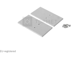 LED juostos profilio VARIO30-27 užbaigimo elementas metalinis, pilkas
