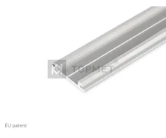 LED juostos profilis ARC12 CD/U5, neanoduotas aliuminis, 2m