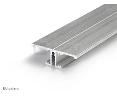 LED juostos profilis BACK10 A/UX, neanoduotas aliuminis, 2m