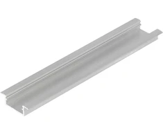 LED juostos profilis BEGTIN12 J/S, neanoduotas aliuminis, 1m