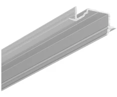LED juostos profilis DIAGONAL10 C, anoduoto aliuminio, 2m