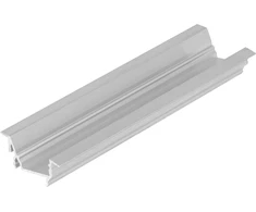 LED juostos profilis DIAGONAL14 F/TY, neanoduotas aliuminis, 2m