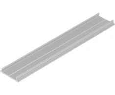 LED juostos profilis FIX12, 18mm pločio, anoduotas aliuminis, 2m