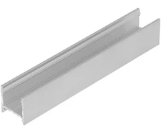 LED juostos profilis LEVEL12 C/U1, neanoduoto aliuminio, 2m