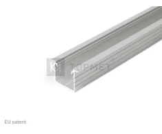 LED juostos profilis LINEA-IN20 EF/U7, neanoduotas aliuminis, 2m