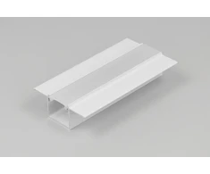 LED juostos profilis LINEA-IN20 TRIMLESS EF, baltas, 4m