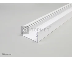 LED juostos profilis LOWI, baltas, 2m