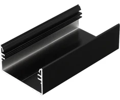 LED juostos profilis LOWI, juodas, 2m