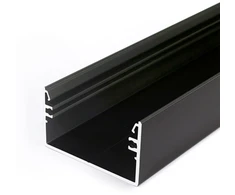 LED juostos profilis LOWI, juodas, 2m