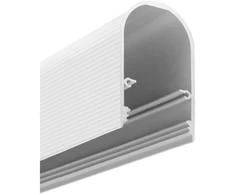 LED juostos profilis NAMI23 CD-9, baltas, 2m