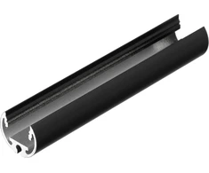 LED juostos profilis PEN12 CJ, juodas, 2m