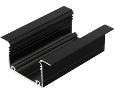 LED juostos profilis PHIL, juodas, 2m