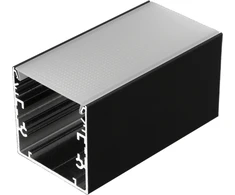 LED juostos profilis PHIL53, juodas, 1m