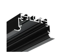 LED juostos profilis PHIL.V2, juodas, 2m