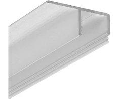 LED juostos profilis PLANE14 SIDE, baltas, 2m