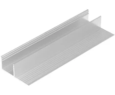 LED juostos profilis PLANE14 SIDE, neanoduoto aliuminio sp., 2m