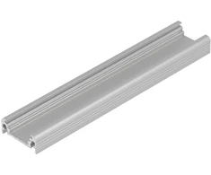 LED juostos profilis SURFACE10 BC/UX, anoduotas aliuminis, 1m