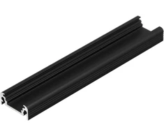 LED juostos profilis SURFACE10 BC/UX, juodai anoduotas, 4m