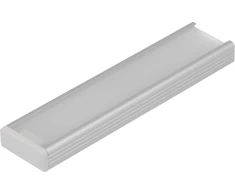 LED juostos profilis SURFACE14 EE7F/TY, anoduoto aliuminio, 1m