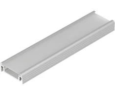 LED juostos profilis SURFACE14 EE7F/TY, anoduoto aliuminio, 1m