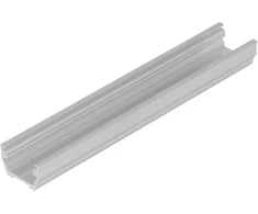 LED juostos profilis UNI12 BCD/U, neanoduotas aliuminis, 2m