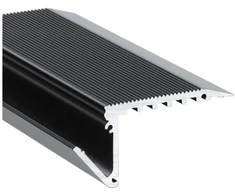 LED juostos profilis UP-BOLD12 K, juodas, 2m