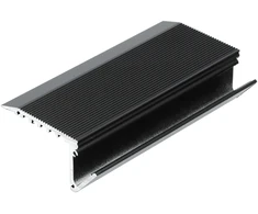 LED juostos profilis UP-BOLD12 K, juodas, 2m