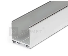 LED juostos profilis VARIO30-08, skirtas maitinimo šaltiniui uždengti, neanoduotas aliuminis, 2m