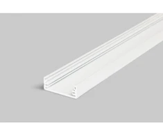 LED juostos profilis WIDE24 G/W, baltas, 2m