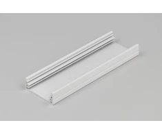 LED juostos profilis WIDE24 G/W, baltas, 2m